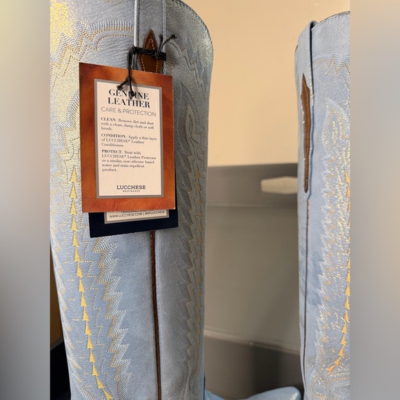 Lucchese indigo blue 4028 size 9B - Picture 9 of 12